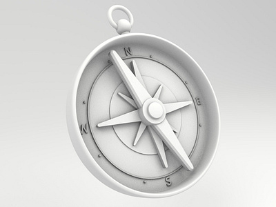 Compass 3d animation cinema4d design illustration model render school of motion styleframe