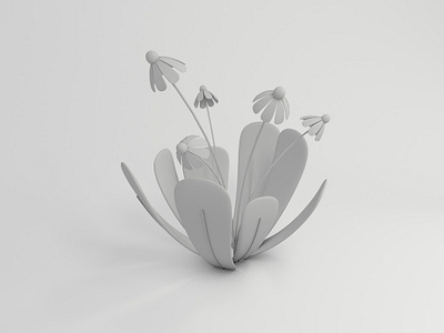 Plant 3d animation cinema4d design illustration model render styleframe