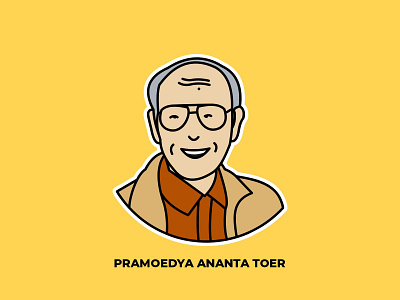 Minimalist avatar Pramoedya Ananta Toer