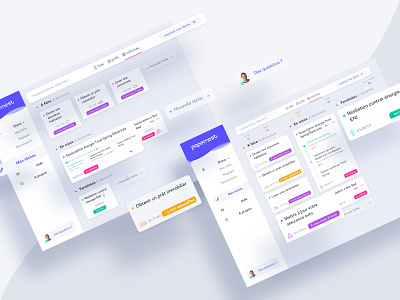 UI Dashboard branding corporate corporate design corporate identity dashboard dashboard ui design flat minimal papernest ui ux