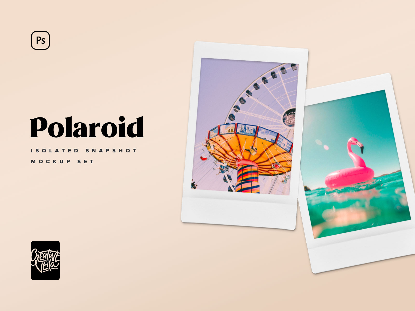 Download Polaroid Snapshot Picture Mockup Templates by ...