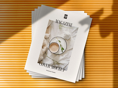 Magazine Cover Mockup Set background business cover cover art fashion glossy interior lifestyle magazine metallic mockup mockup psd mockups overlay photoshop psd template shading shadow texture veila