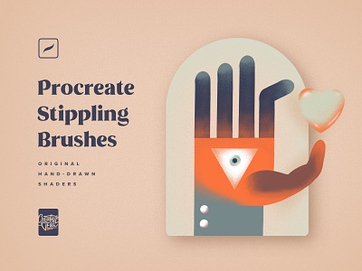 Procreate Stippling Brushes Kit brush pattern procreate shader texture veila