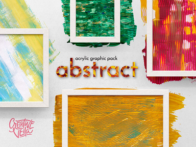 🎨 Abstract Acrylic Graphic Pack abstract acrylic acrylic paint free freebie graphic texture
