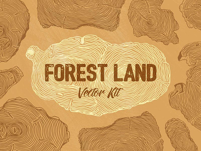 🌳 Forest Land Vector Kit 🌳