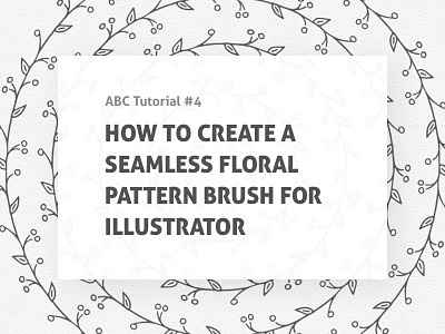 🛠 Tutorial: Seamless Pattern Brush For Illustrator