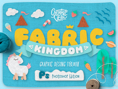 🏰 Fabric Kingdom brush effects fabric generator pattern photoshop scene seamless style textures toolkit vector
