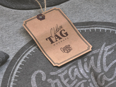 🏷 Free Clothes Tag PSD Mockups clothes tag free freebie graphicdesign graphicdesigner mockup photoshop psd tag tag mockup