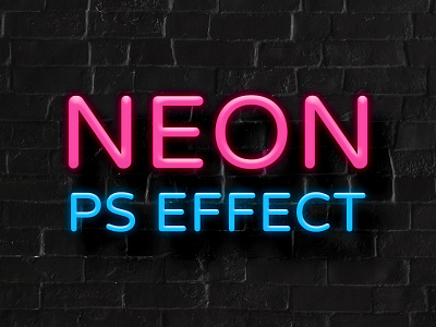 Neon Text Effect in Adobe Photoshop