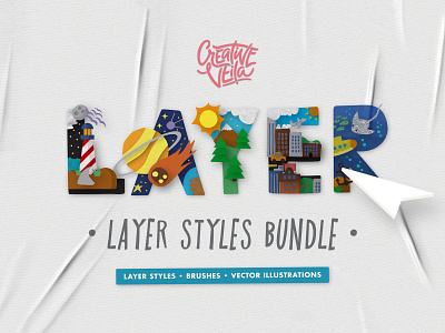 The Complete Layer Styles Bundle background brush clipart doodle effects generator hand drawn hand-drawn illustration illustrator paper pattern photoshop seamless style texture textures toolkit vector watercolor