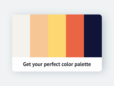 Get your perfect color palette