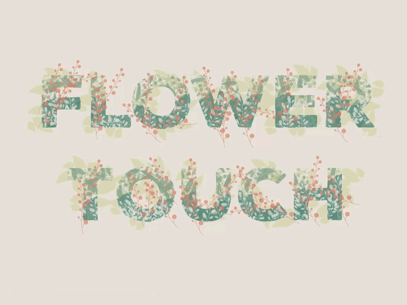 Flower Touch Preview animation apple art brush creative creative design floral flower ipad pattern procreate procreate brushes seamless set time-lapce typography veila