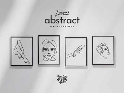 Free Lineart Abstract Vector Illustrations affinity ai arms art designer download eps face faces free freebie hands illustration illustrator legs line one line portrait vector veila