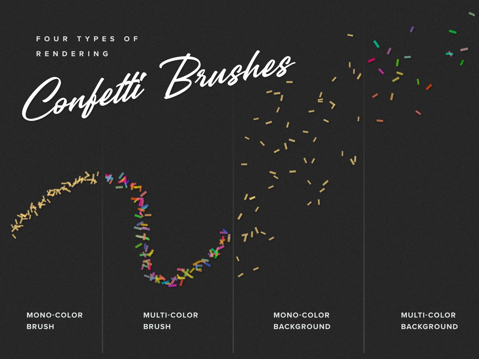 Confetti Photoshop Brush