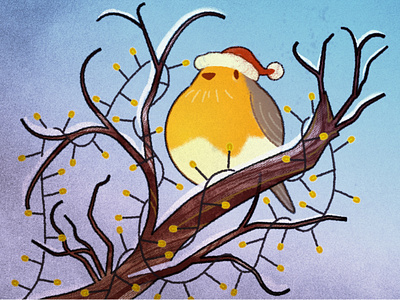Christmas bird bird christmas illustration vector