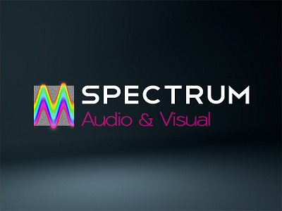 Spectrum Logo audio branding company graphic ident identity logo spectrum static visual waveform