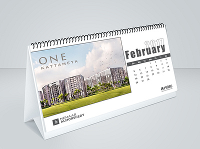 Desk calendar advertising branding design illustration illustrator layout design typography vector