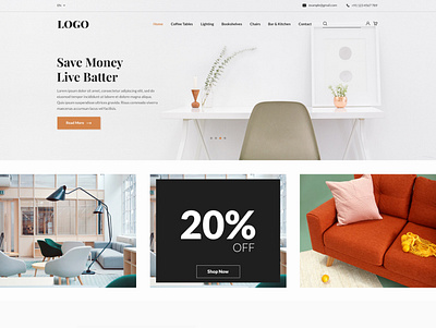 Furniture Home Page icon illustrator photoshop