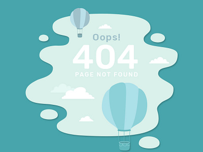 404page Daily UI #002 photoshop vector