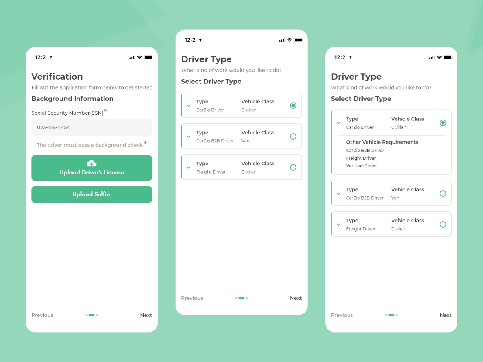 CarZio- Delivery Driver App Verification by Sarif Hossain on Dribbble