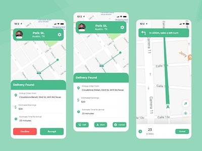 CarZio-Deliver Driver App Delivery Status 2020 trend 2020 trends clean clean app landing debutshot dribbble dribbble best shot driverapp graphicdesign mockup design productdesign realestate typography ui uidesign