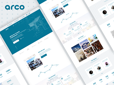 Arco- an Architecture Agency Website Template Design
