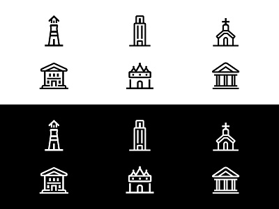 city icon icon logo ui 图标 复古 设计
