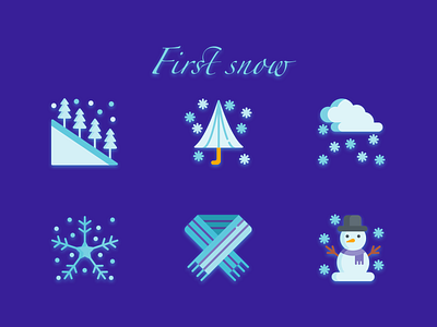 First snow ui 向量 图标 设计