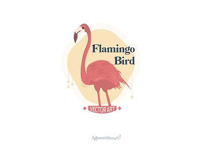 Vector art Flamingo Bird