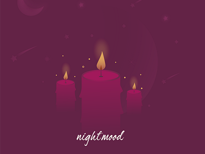 Night Mood Vectoart by AiHam OThman on Dribbble