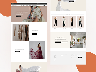 Fashion Ecommerce Website design