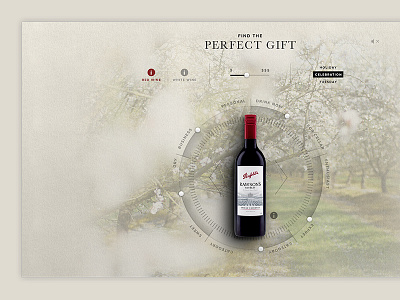 Dribbble Penfold Miles experience design penfold web design wine