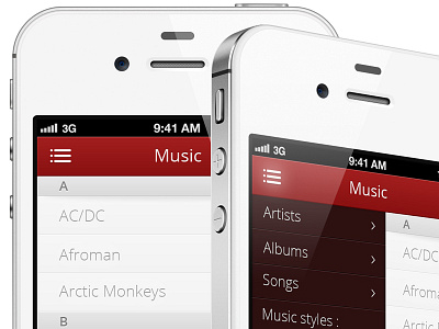 Music App app application design music ui ux