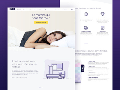 Ilobed - Home Page design icon illustration ui web webdesign