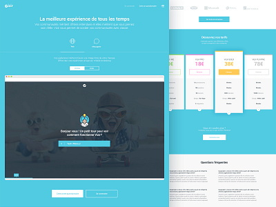 Vizir - Landing Page design interface ui ux web webdesign