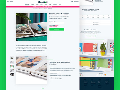 Photobox - Product page branding design interface ui ux web webdesign