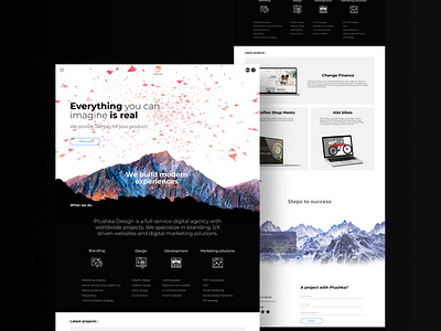 Ptushka Design website branding design designer digital landing landing design landing page landing page design landingpage ui ui design uiux web design web designer webdesign website