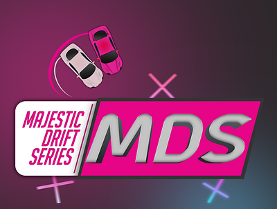 Majestifc Drift Series Banner banner branding design designer drift illustration logo web banner web design