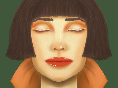 Zen artwork digital face illustration sketch sketchbook woman