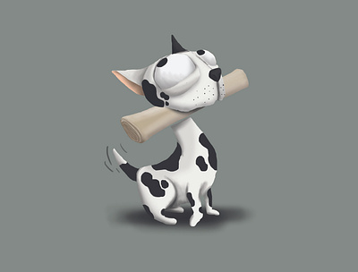 The Dog animal artwork digital digital illustration dog illustration illustrator photoshop