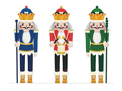 Nutcracker holidays illustration nutcracker simple