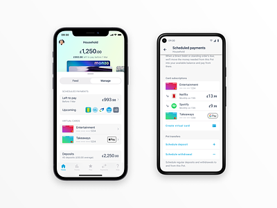 Pay on card, from a Pot cards monzo payments