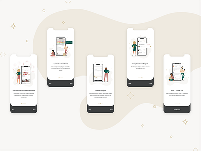 West Tenth - iOS App - Onboarding app branding buyer community creative design ideation ios minimalist modern online services storefront ui ux women