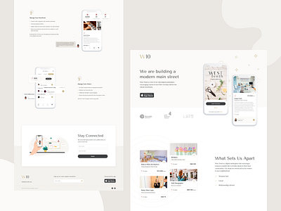 West Tenth - Marketing Website app branding buyer community creative design ideation layout marketing minimalist modern online services storefront ui ux web website women