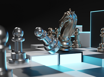 Chess Epic 3d blender chess epic