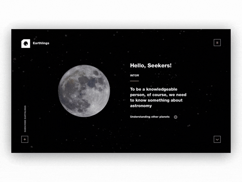 Astronomical knowledge Web ui ux 应用