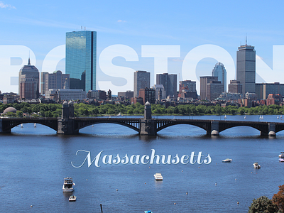 Boston boston massachusetts photo skyline