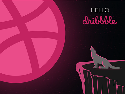 Hello dribbble! debut dribbble illustration vector