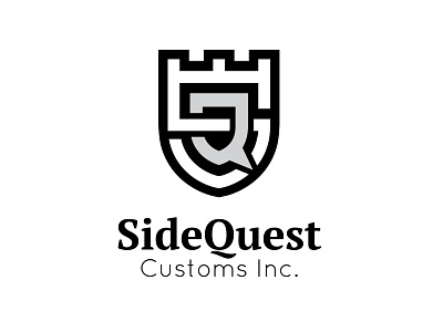 SideQuest Customs castle gaming shield tabletop