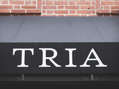 Tria Awning awning brand brand identity branding color palette exterior identity logo logo design mark